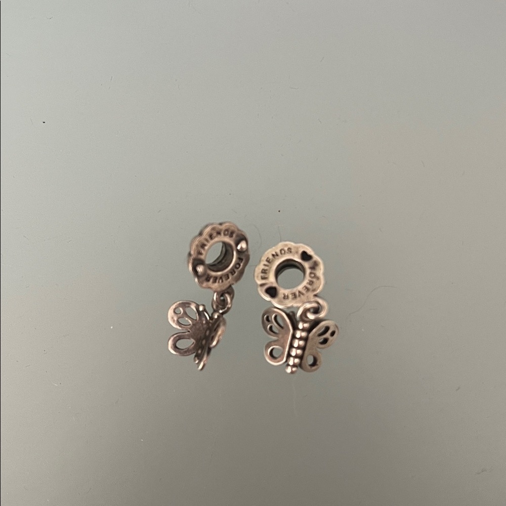 Pandora Butterfly Charms - Friends Forever